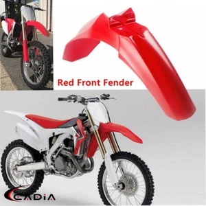 Guardabarros delantero rojo de plástico para moto Honda CRF230F CRF150F 2015-2019 - Imagen 1 de 10