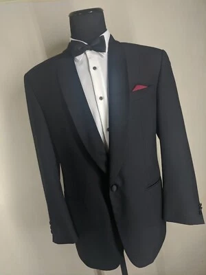 Principe by Marzotto Vintage Shawl Collar One  Btn  Dinner Jacket-No Pants-44 R - Image 1 of 4