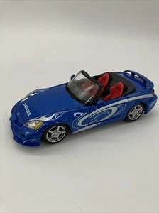 Honda S2000 Convertible Blue Car SCALE 1:24 SCALE MAISTO - Picture 1 of 8