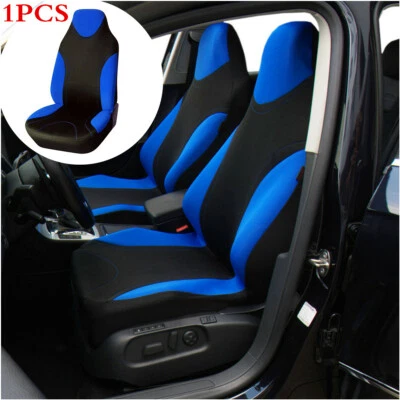 1 PIEZA Fundas de asiento de auto de tela de poliéster lavables aptas para asientos de cubo con respaldo alto Foto 1 de 4