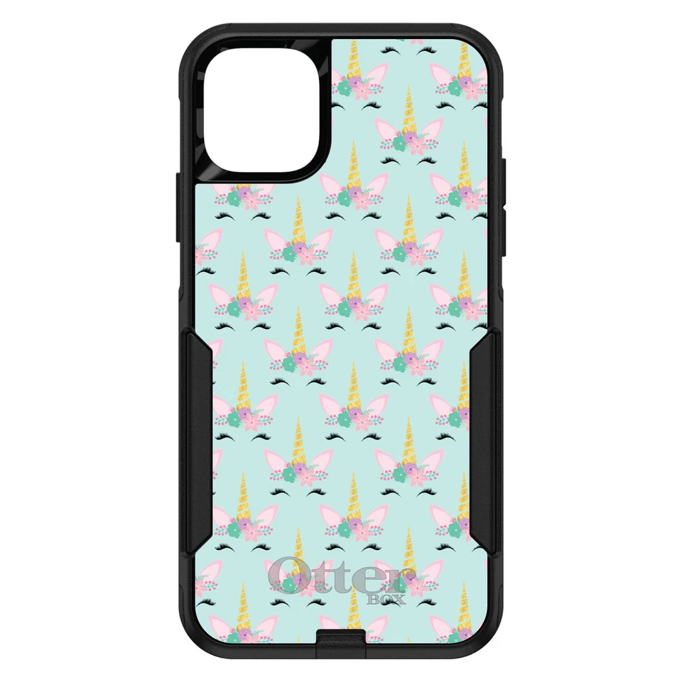OtterBox Commuter for Apple iPhone (Pick Model) Unicorn Pattern Teal Pink Purple - Image 1 of 1