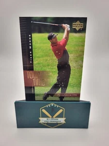 Tiger Woods 2001 Upper Deck Golf Tour Time Rookie Insert Card - Imagen 1 de 3