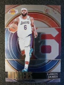 2022 Panini Select Numbers Lebron James # 6 " Los Angeles Lakes " - Picture 1 of 2