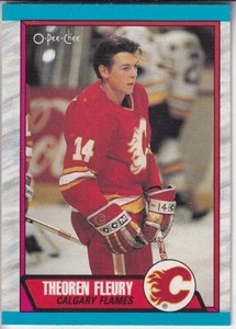 89-90 OPC O-PEE-CHEE - THEOREN FLEURY RC - #232 CALGARY FLAMES NM - Imagen 1 de 1
