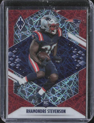 2021 Panini Phoenix #133 Rhamondre Stevenson Red Lazer #/285 - Image 1 of 2