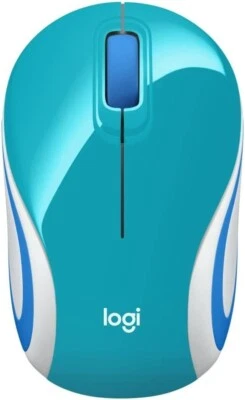 Logitech Wireless Mini Mouse M187 Ultra Portable,1000 DPI  Bright Teal - Image 1 of 4