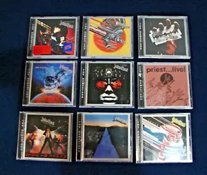 9 CDs Judas Priest REMASTERS mit BONUS TRACKS Stained Class British Steel Live! - Bild 1 von 2