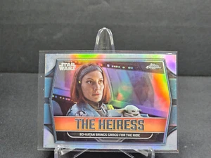 2024 Topps Chrome Star Wars BO-KATAN BRINGS GROGU FOR RIDE THE HEIRESS #TH-10 - Picture 1 of 1