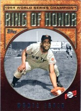 2008 Topps Update Ring of Honor World Series Champions #MI Monte Irvin New York 