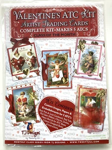 NUEVO - Kit ATC de San Valentín - TJ Designs - Hace 5 ATC - Imagen 1 de 8