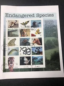 US 3105 Endangered Species First Day Of Issue With Big Envelope. 1996 - Picture 1 of 4