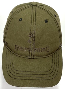 Browning Strapback Hut grün Einheitsgröße verstellbar bestickt belüftete Löcher - Bild 1 von 6