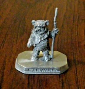 Vintage 1994 Star Wars RF 956 EWOK Rawcliffe Fine Pewter SL Garrity Figurine - Picture 1 of 5