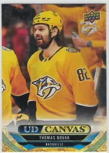 2024-25 Upper Deck Series 1 UD Canvas Thomas Novak #C-38 Nashville Predators - Picture 1 of 2