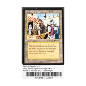 WOTC MtG Arabian Nights Bazaar of Baghdad (U3) EX- - Picture 1 of 2
