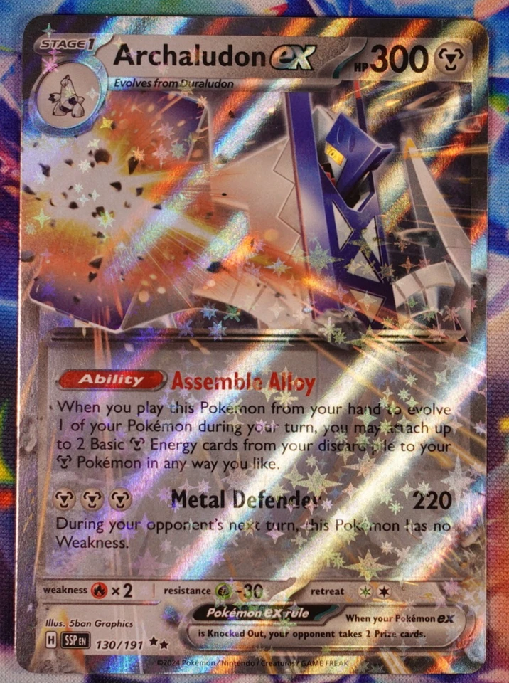 Archaludon ex 130/191 Sv08: Surging Sparks Holo - Image 1 of 1