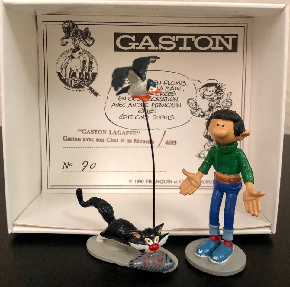 GASTON LAGAFFE Pixi 4693, Gaston avec son Chat sa Mouette - Bild 1 von 3