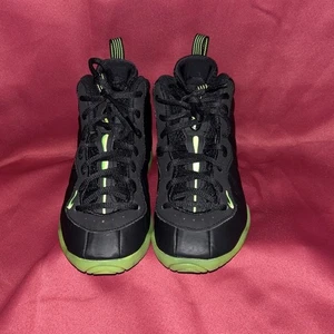 Scarpe sneakers Nike Little Posite One PS nere Volt HF0978-001 giovani taglia 1 anno - Foto 1 di 18