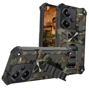 Camo Case for Xiaomi Redmi Note 13 Pro+ Plus, Military Grade Shockproof Green - Picture 1 of 7