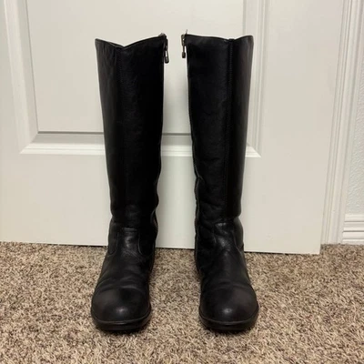 Camper Mujeres Cuero Genuino Negro Botas de Montar Cremallera Completa Piel Aislada 36 EE. UU. 5.5 Foto 1 de 4