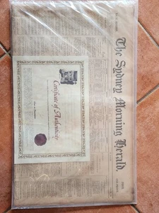 Sydney Morning Herald 5 March 1926. Authenticated Issue from Paper World. - Picture 1 of 4
