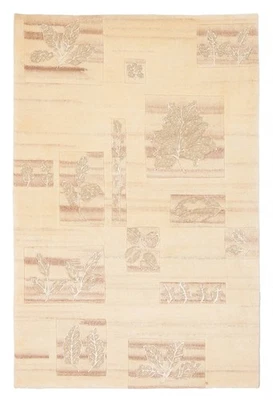 Traditional Hand-knotted Oriental Carpet 3'7" x 5'5" Wool/Silk Area Rug - Image 1 of 4