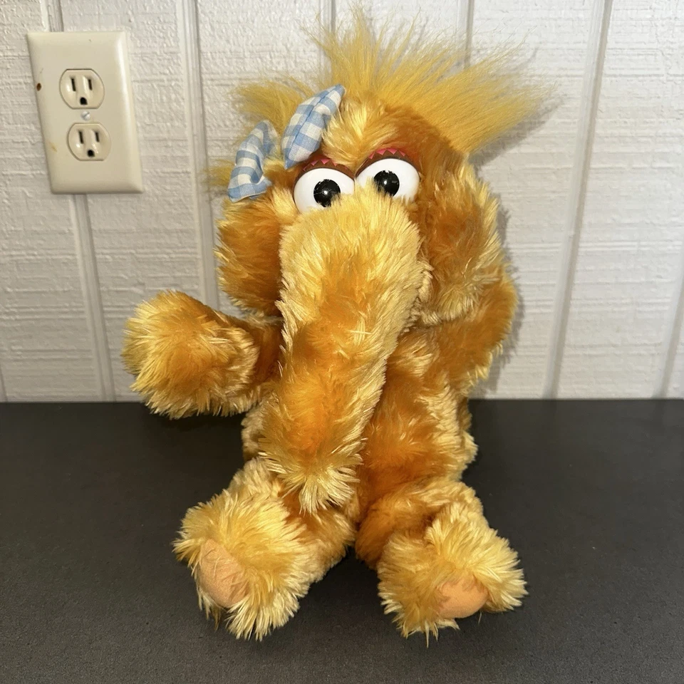 De colección 1988 Applause Sesame Street Baby Alice Snuffleupagus 12" Peluche Muppets Foto 1 de 4