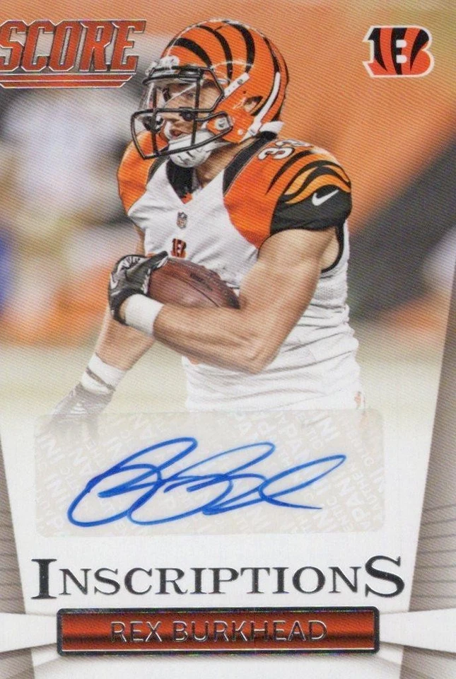 2014 Score Inscriptions #IRB Rex Burkhead Bengals - Image 1 of 1
