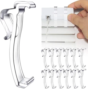 Clips de cenefa de 2,5 pulgadas para cenefa ciega horizontal (12 piezas) - Imagen 1 de 12