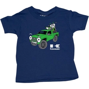 Factory Effex Kawasaki Toddler Short Sleeve T-Shirt Blue - Picture 1 of 1