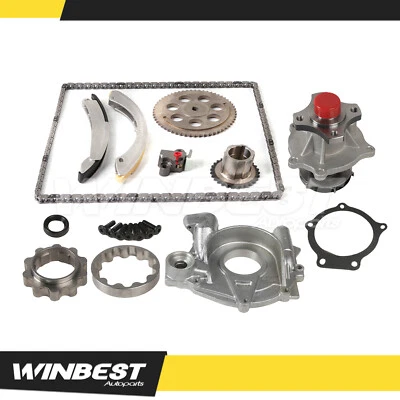 Timing Chain Oil Water Pump Kit for GMC Canyon Chevrolet Colorado Buick Rainier - Image 1 of 4