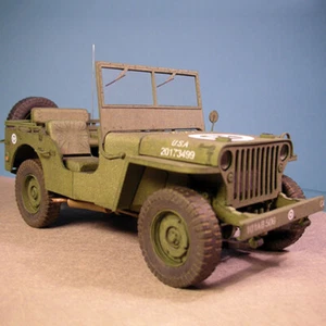3D Puzzle Modell Militärfahrzeug Jeep Größe 13*6*8CM  - Bild 1 von 6