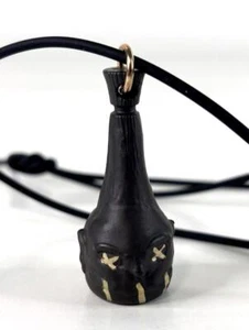 Deadhead Monkey Pendent Necklace Tiki Bar Chocolate Rum Zombie - Picture 1 of 7