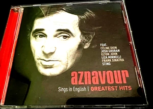 2 Charles Aznavour CDs Sings In English Greatest Hits & Visages de L'mour OOP - Foto 1 di 4