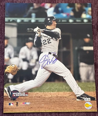 FOTO Beckett SCOTT PODSEDNIK CHI White Sox 2005 WORLD SERIES 16x20 assinada (BAS) - Imagem 1 de 4