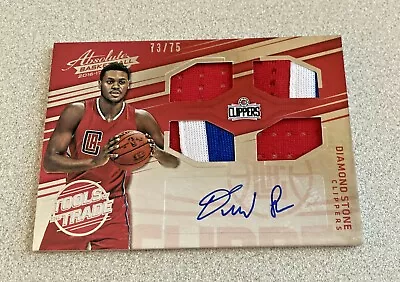 2016-17 Panini Absolute Tools Of The Trade Auto #23 Diamond Stone Clippers /75 - Image 1 of 2