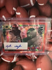 2023 LEAF METAL DRAFT JOSH WHYLE SO MONEY Red CRYSTAL AUTO 1/2 Tennessee TITANS