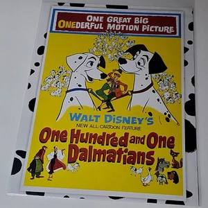 One Hundred and One Dalmatians Lithograph Authentic Disney Mini Movie Poster - Picture 1 of 2