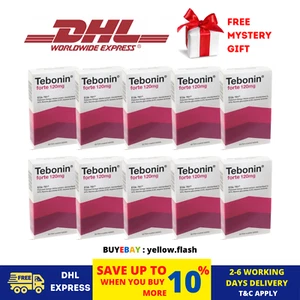 10 Cajas X Tebonin forte Tablet 120mg Años 30 Extracto de Ginkgo Biloba ENVÍO EXPRESO - Imagen 1 de 7