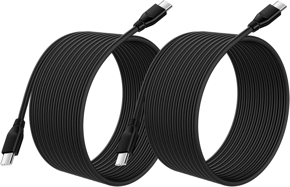 9FT C Charger for Samsung Galaxy A14-A03S, S20-S10, Pixel 8-5, 2-Pack USB C - Image 1 of 4