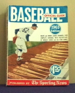 1963 Sporting News Baseball Official Guide - Picture 1 of 1