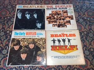 The Beatles Vinyl LP Lot Of 4 See Photos - Please Read! Vinyl VG - Sleeves Worn! - Picture 1 of 5
