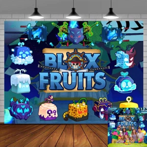Blox Fruits Suministros de Fiesta Decoraciones de Fiesta Telón de Fondo Banner Póster Vinilo 7x5 pies - Imagen 1 de 7
