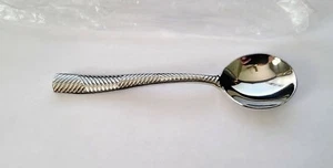 Oneida Cheviot by 1880 Hospitality 6" Stainless Xtra Heavy Bouillon Spoon Single - Picture 1 of 2