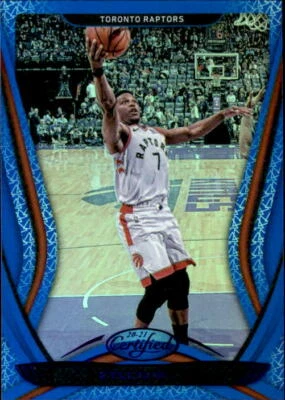 Kyle Lowry 2020-21 Panini Certified Blue Mirror Parallel Card #23 - Image 1 of 2