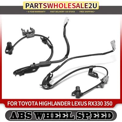 2x Sensor de Velocidade de Roda ABS Frontal LH e RH para Lexus RX330 350 Toyota Highlander - Imagem 1 de 4