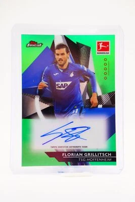 FLORIAN GRILLITSCH 2020-21 Finest Bundesliga TSG Hoffenheim Green Auto 32/50 - Image 1 of 2