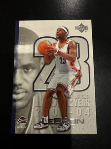 Lebron James 2004/05 Upper Deck Rookie of the Year #LJ27 Cavaliers Lakers - Bild 1 von 2