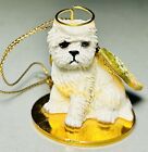 Westie West Highland White Terrier Puppy Dog Angel Tiny One Ornament Figurine
