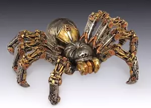 Figura de resina de fantasía hecha a mano araña Steampunk - Imagen 1 de 2